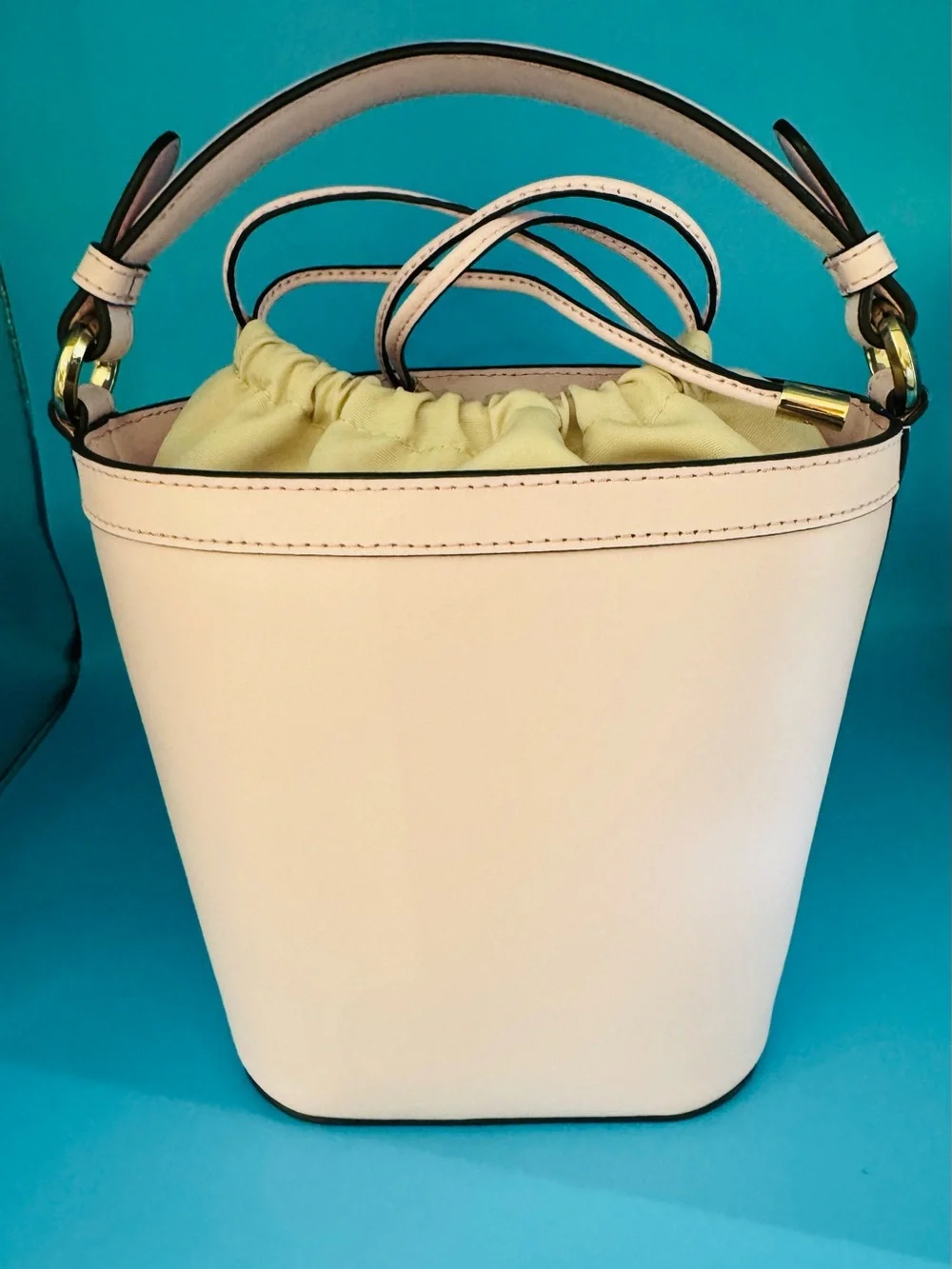 Kate Spade Flock Party Pippa Pink Parrot Bucket Bag Crossbody EUC Rare